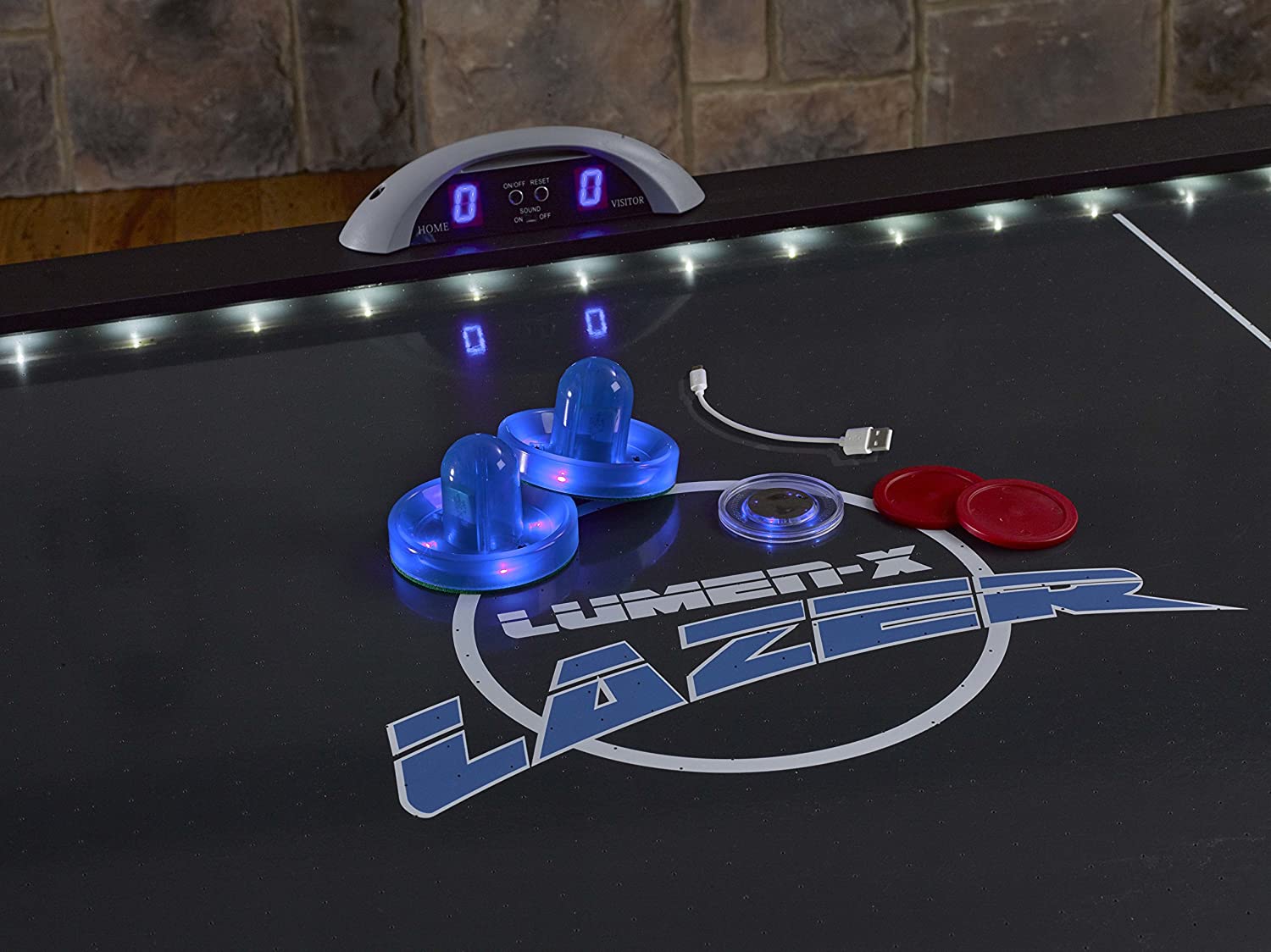 Triumph LumenX Lazer Air Hockey Table Ultimate Review Table Sports Guru